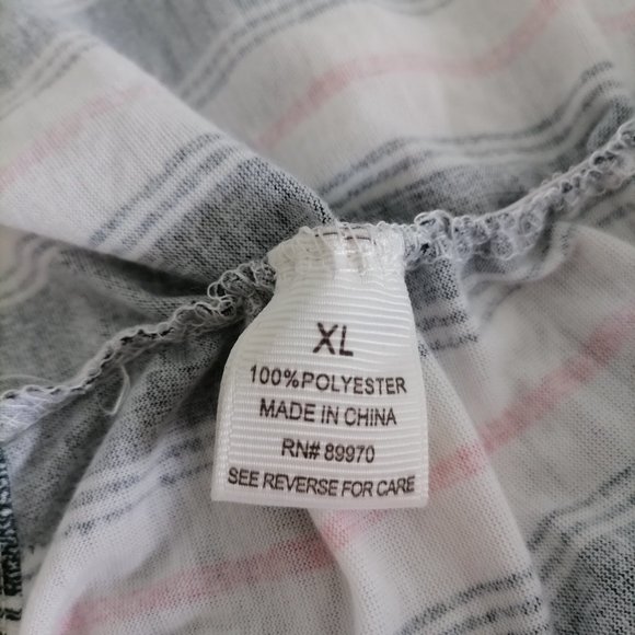 Eden & Olivia Maternity Womens Multicolor Roll Tab Sleeve Blouse Top Size XL - Picture 7 of 8